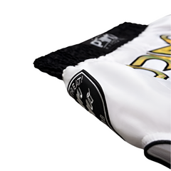 Primo Fightwear Muay Thai Shorts Primo Muay Thai Shorts Special Edition Melrose OG White Gold