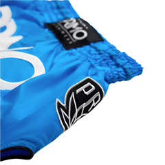 Primo Fightwear Muay Thai Shorts Primo Muay Thai Shorts Super Nylon Blue Jay