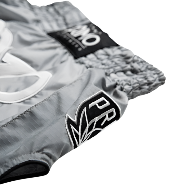 Primo Fightwear Muay Thai Shorts Primo Muay Thai Shorts Super Nylon Hammerhead Grey