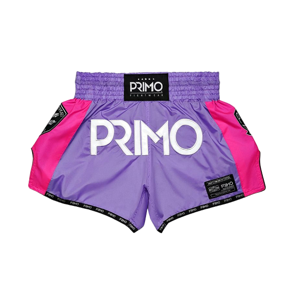 Primo Fightwear Muay Thai Shorts Primo Muay Thai Shorts Super Nylon Purple Rain