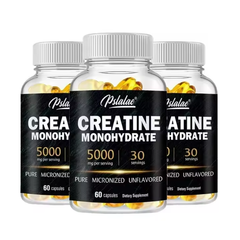 Pslalae Supplements Pslalae Creatine Monohydrate Capsules 60