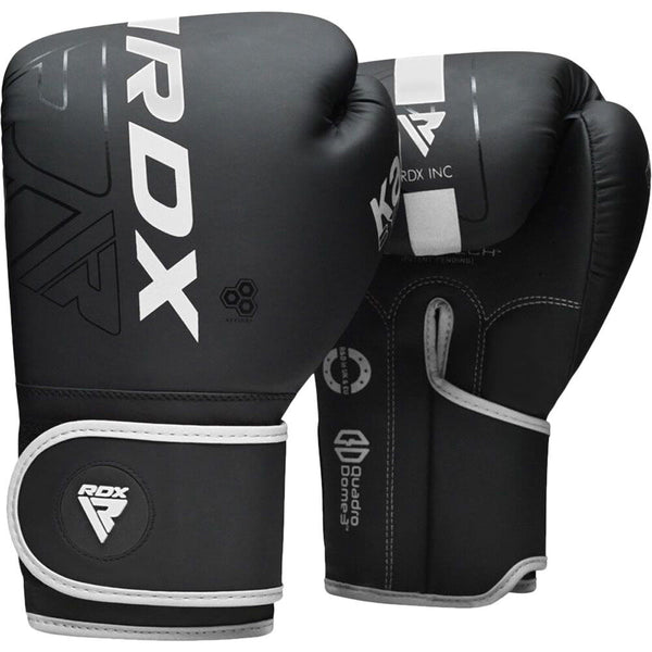 RDX Boxing Gloves RDX F6 Kara Boxing Training Gloves Black/White