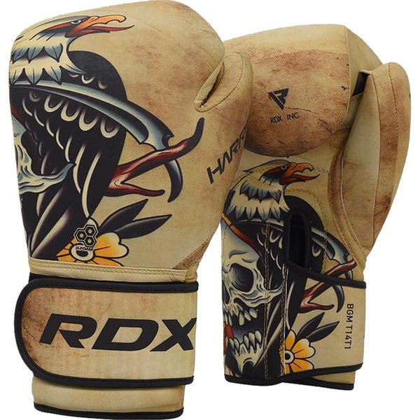 RDX General RDX T14 Harrier Tattoo Boxing Gloves