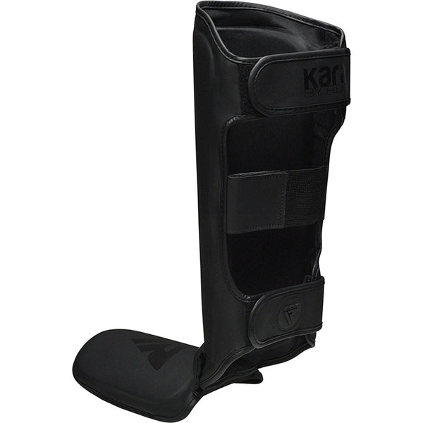 RDX Shin Guards RDX F6 Kara Matte Black Shinguards - Black/Black