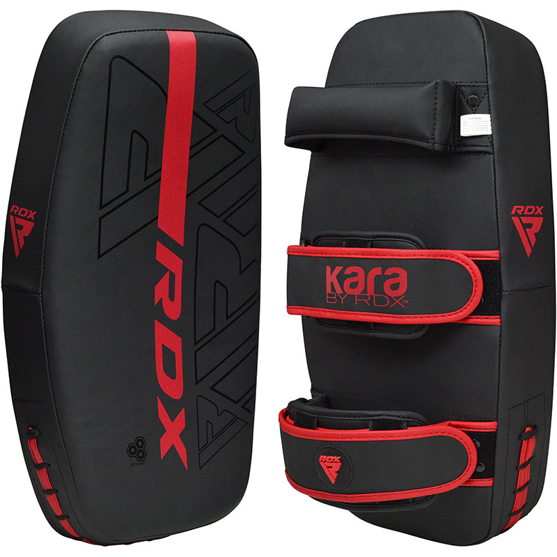 RDX Thai Pads RDX F6 Kara Thai Pads - Black/Red