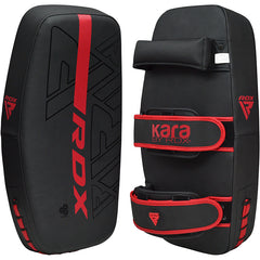 RDX Thai Pads RDX F6 Kara Thai Pads - Black/Red