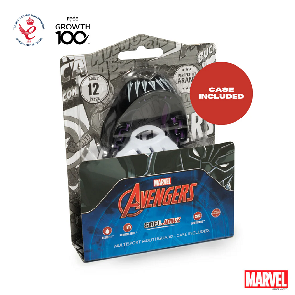 SafeJawz Mouth Guards Safejawz Marvel Black Panther Mouthguard