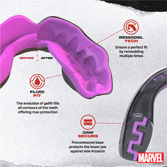 SafeJawz Mouth Guards Safejawz Marvel Black Panther Mouthguard