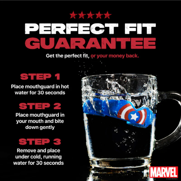 SafeJawz Mouth Guards Safejawz Marvel Captain America Mouthguard