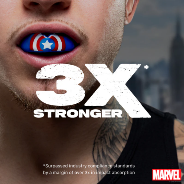 SafeJawz Mouth Guards Safejawz Marvel Captain America Mouthguard