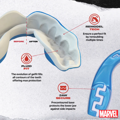 SafeJawz Mouth Guards Safejawz Marvel Captain America Mouthguard