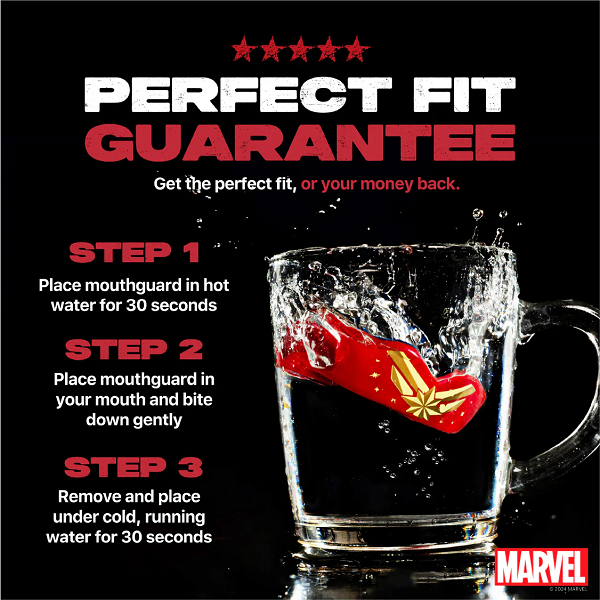 SafeJawz Mouth Guards Safejawz Marvel Captain Marvel Mouthguard