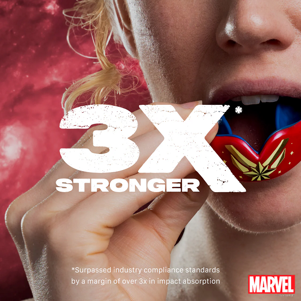 SafeJawz Mouth Guards Safejawz Marvel Captain Marvel Mouthguard