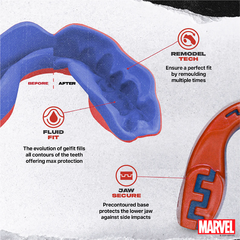 SafeJawz Mouth Guards Safejawz Marvel Captain Marvel Mouthguard