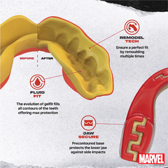 SafeJawz Mouth Guards Safejawz Marvel Iron-Man Mouthguard