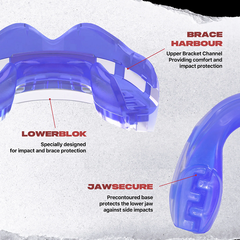 SafeJawz Mouth Guards Safejawz Mouthguard for Braces Blue