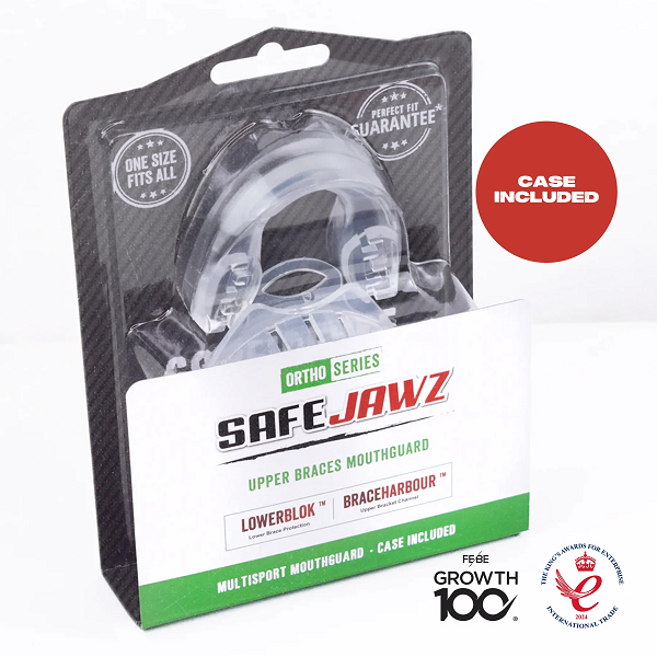 SafeJawz Mouth Guards Safejawz Mouthguard for Braces Clear