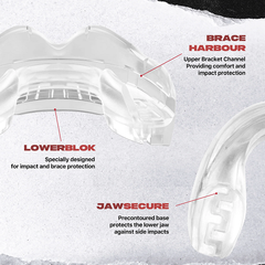 SafeJawz Mouth Guards Safejawz Mouthguard for Braces Clear