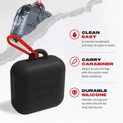 SafeJawz Mouth Guards Safejawz Premium Silicone Mouthguard Case Black