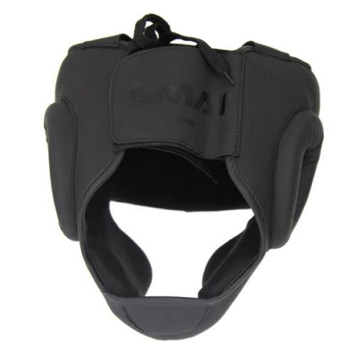SMAI Head Guards Smai Triple Black Boxing Headgear - Adult