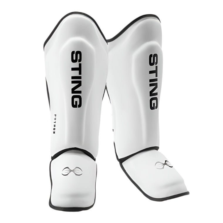 Sting Python MMA Shin & Foot Protector - White