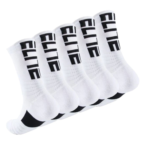 Super Elite Sports Socks Socks White Super Elite Boxing Socks 5 Pack