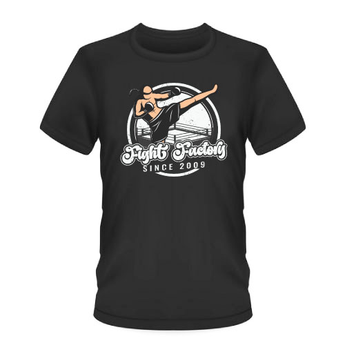 The Fight Factory T Shirts Fight Factory Muay Thai Black