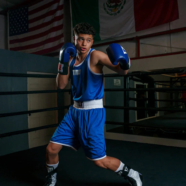 Title Boxing Boxing Shorts & Singlets Title Reversible Elite Amateur Boxing Set