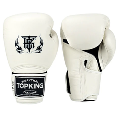 Top King Boxing Gloves Top King Super Air Boxing Gloves White