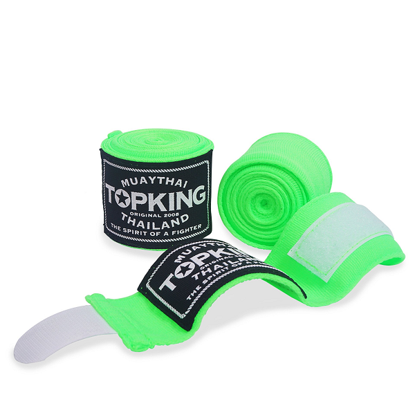 Top King Hand Wraps & Accessories Green Top King Boxing Handwraps