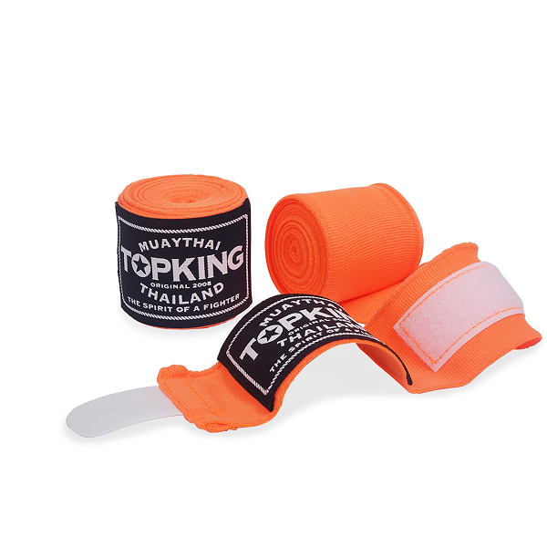 Top King Hand Wraps & Accessories Orange Top King Boxing Handwraps