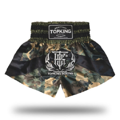 Top King Muay Thai Shorts Top King Camo Muay Thai Shorts Green