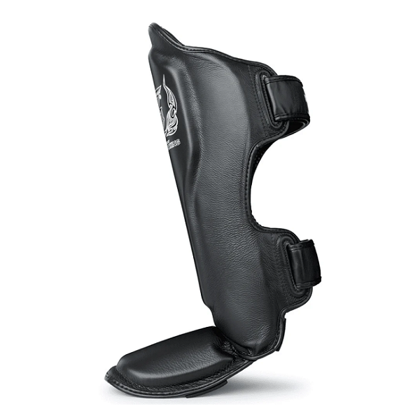 Top King Shin Guards Top King Shin Guards Pro Leather Black