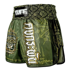 Tuff Muay Thai Shorts TUFF The Immortal Yaksa High Cut Retro Muay Thai Shorts