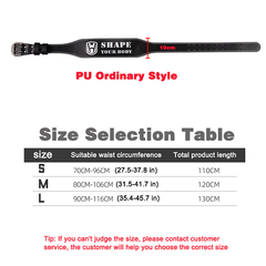 Worth While Fitness Gym & Weightlifting Belts Worth While PU Gym Weightlifting Belt 10cm