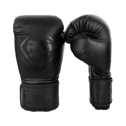 Venum Boxing Gloves Contender Black Black - The Fight Factory