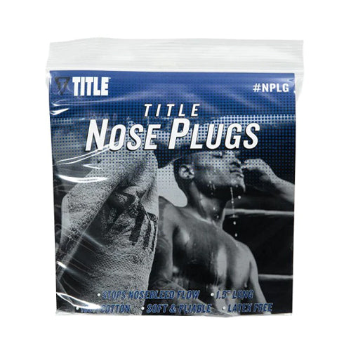 TITLE Boxing Nose Plugs – 50 Pack