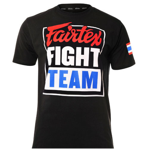 Fairtex T Shirt Fight Team Black Blue