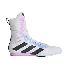 Adidas Boxing Boots Adidas Box Hog 4 Boxing Shoes Boots - White Grey Lilac