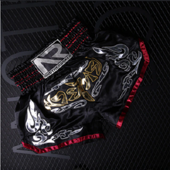 Another Boxer Muay Thai Shorts Another Boxer Muay Thai Shorts Black Red