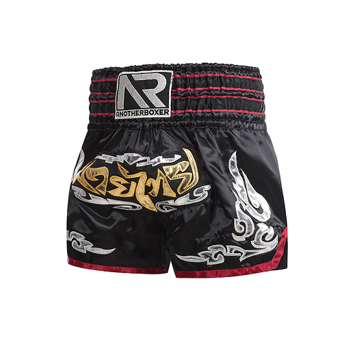 Another Boxer Muay Thai Shorts Another Boxer Muay Thai Shorts Black Red