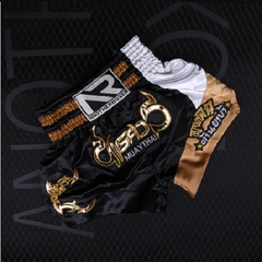 Another Boxer Muay Thai Shorts Another Boxer Muay Thai Shorts Black White