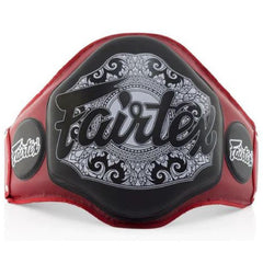 Fairtex Body Protectors Red with Black front Fairtex Triple Champ Microfibre Belly Pad BPV3