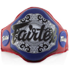 Fairtex Body Protectors Red with Blue front Fairtex Triple Champ Microfibre Belly Pad BPV3