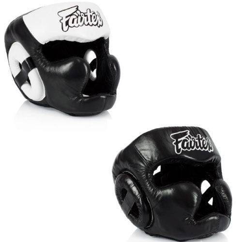 Fairtex Head Guards Fairtex HG13 Black Diagonal Vision Headguard