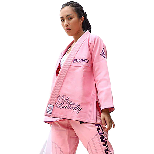 Fluory BJJ BJJ Female Fluory Grappling Butterfly BJJ Gi Pink