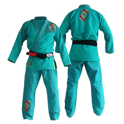 Fluory BJJ BJJ Female Fluory Grappling Kio Fish BJJ Gi Green