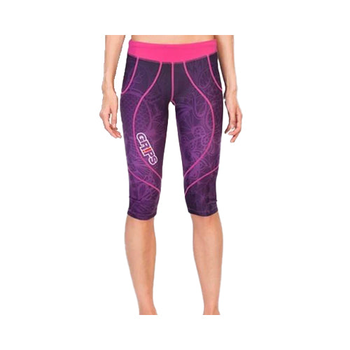 Grips Athletics Compression Wear Grips Womens Short Athletic Leggings Purple Spring