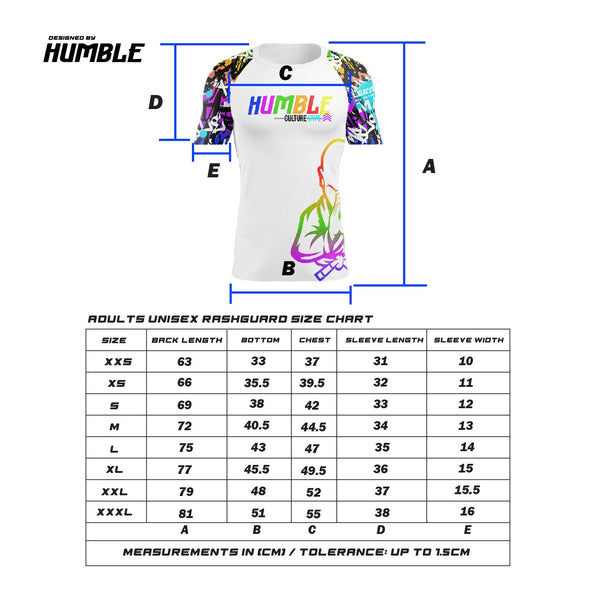 Humble Fightwear Short Sleeve Rashguards Humble Culture Hype Rashguard
