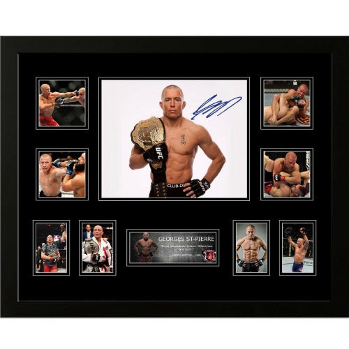 Not specified Memorabilia Georges St Pierre Signed Photo Framed Limited Edition